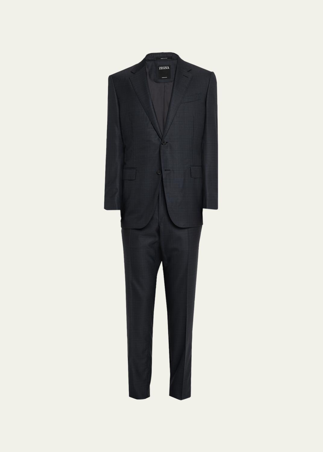 Giorgio Armani Men's Heritage Line Chevron Wool and Cashmere