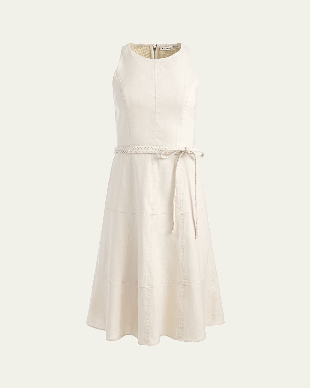 Side Cowl Drape Extension Mini Dress
