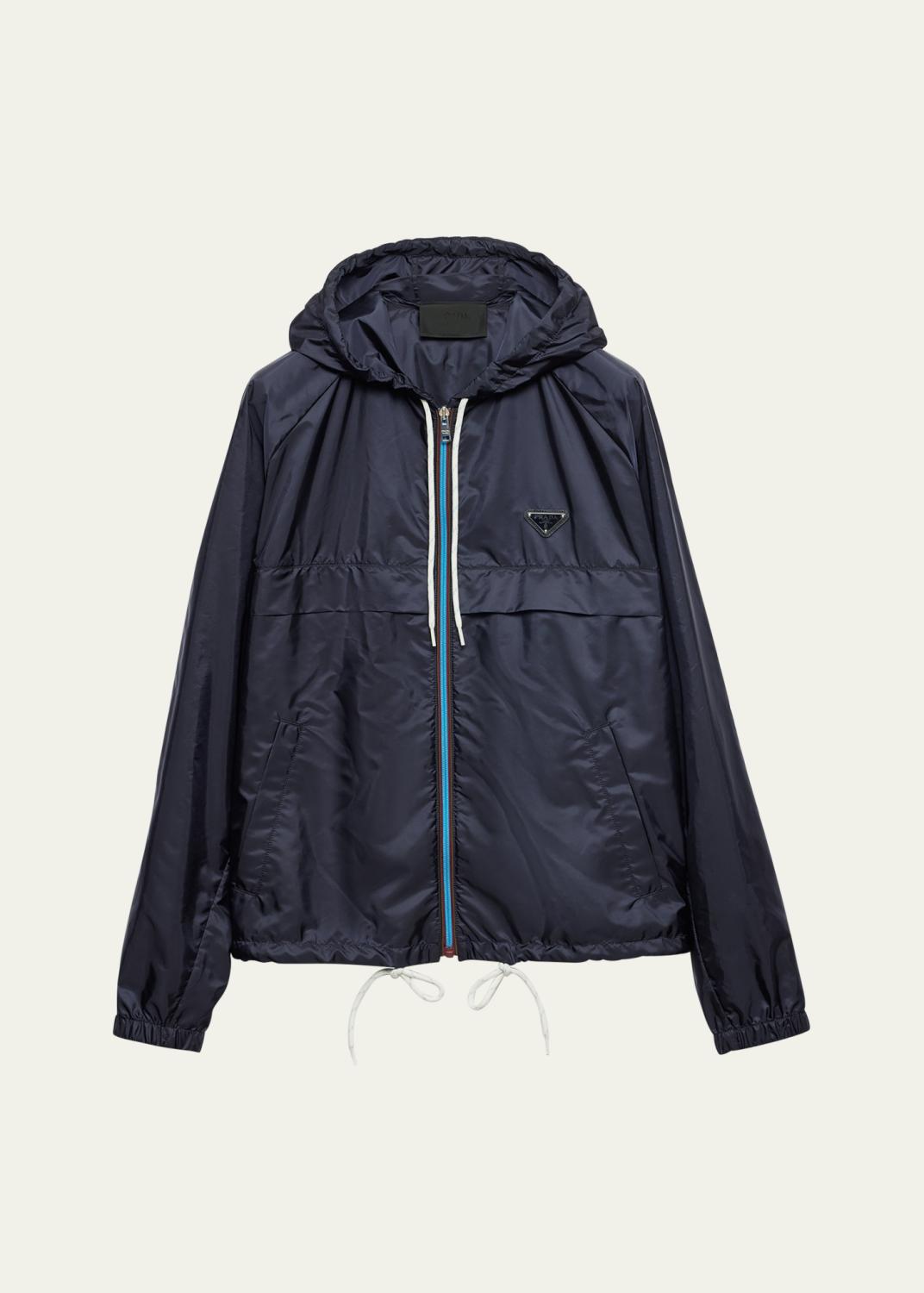 Prada Men's Re-Nylon Hooded Jacket - Bergdorf Goodman