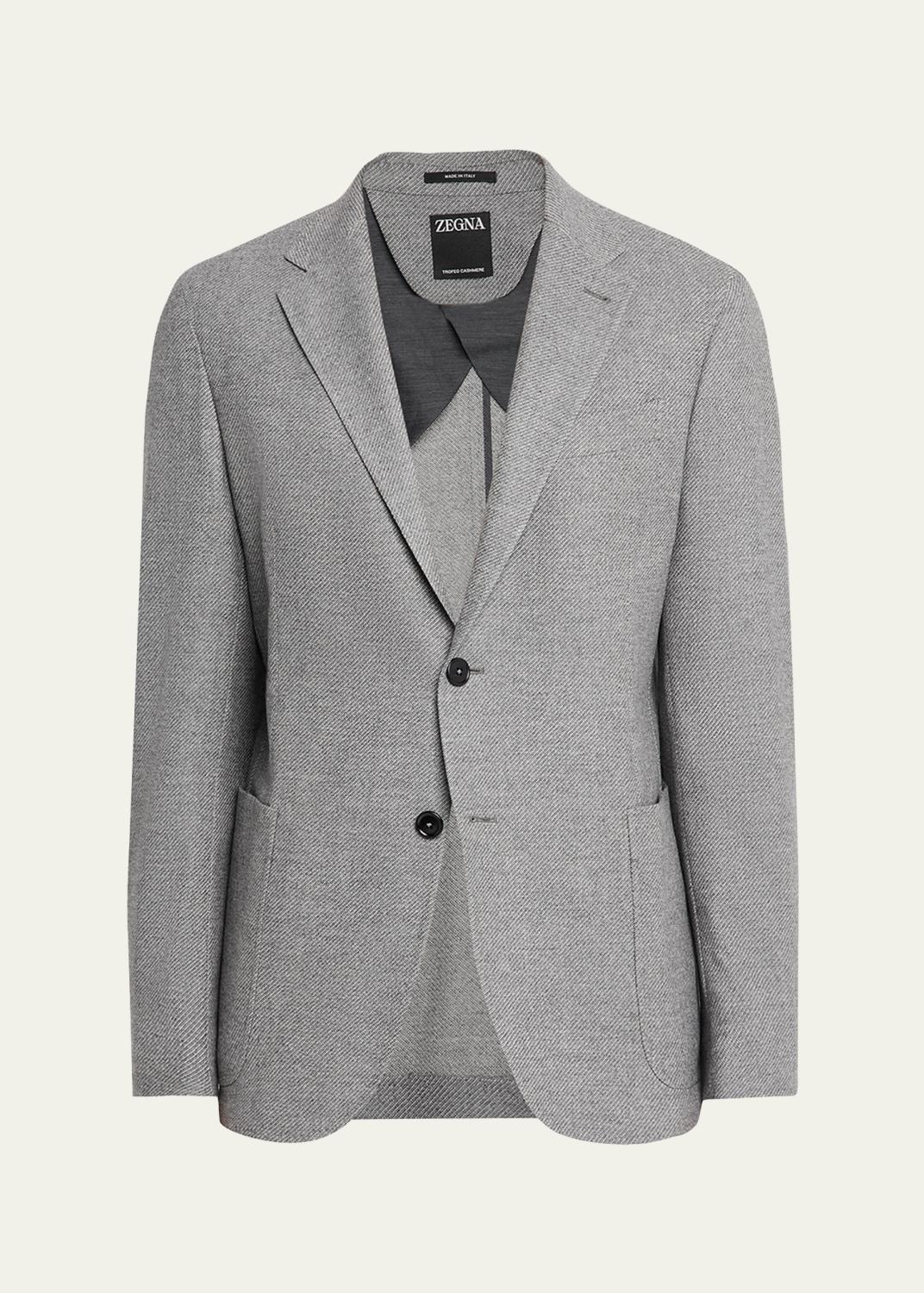 ZEGNA Men's Il Conte Linen-Silk Chore Jacket - Bergdorf Goodman