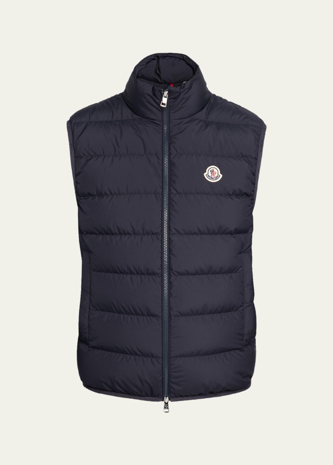 lalala様 MONCLER ブラック ダウンベスト ウエストベルト付き Moncler Men's Tibb Nylon Down Puffer Vest - Bergdorf Goodman