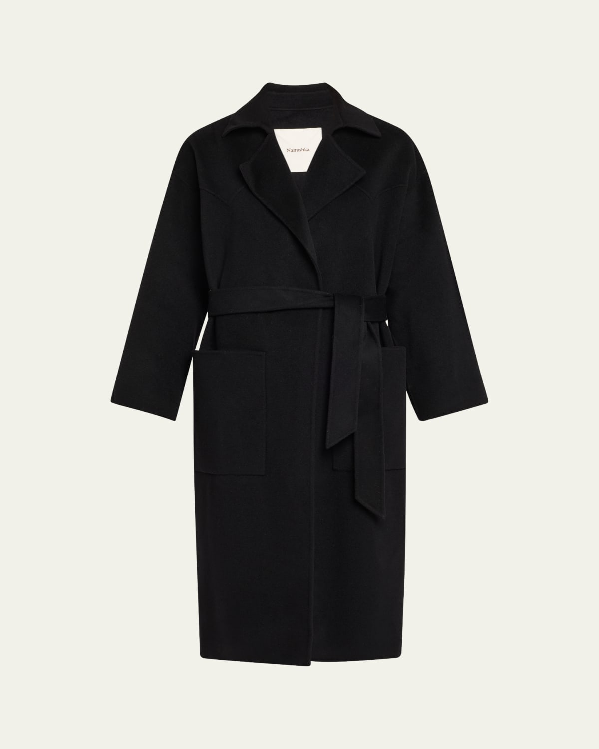Short Cocoon Trench Coat