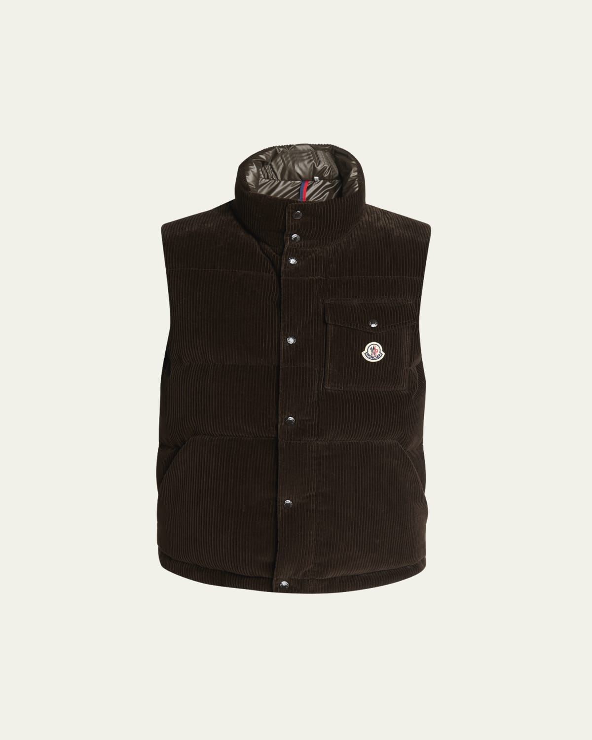 トップス Helmut lang zip vest Helmut Lang Men's Reversible Shearling Funnel Neck Full-Zip Vest