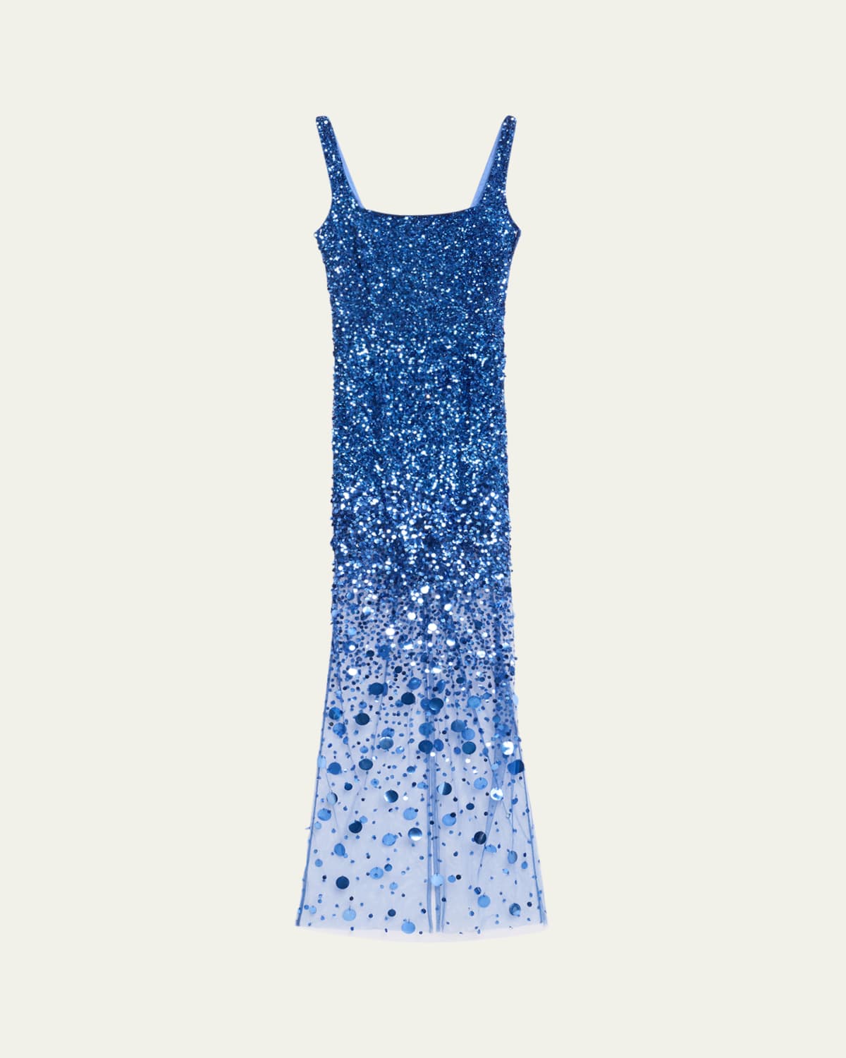 Embellished Boucle Mixed-Media Midi Dress