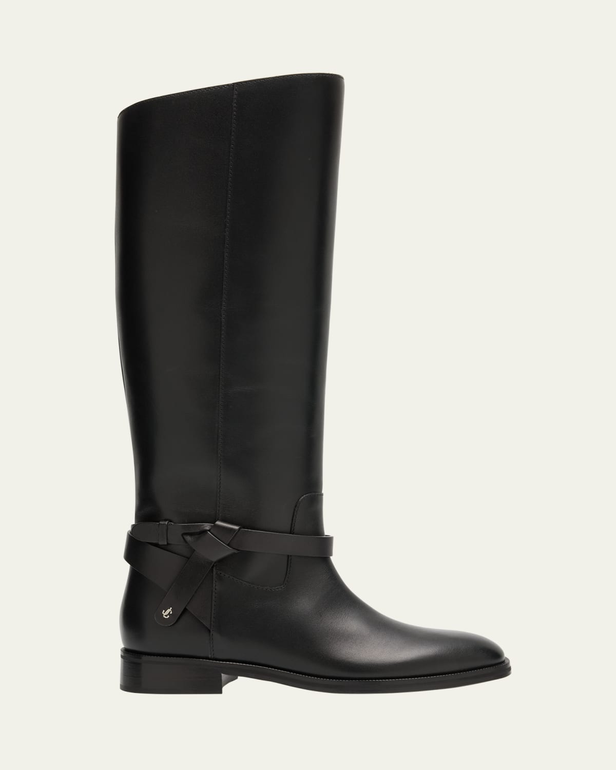 THE ROW Awar Leather Over-The-Knee Boots - Bergdorf Goodman