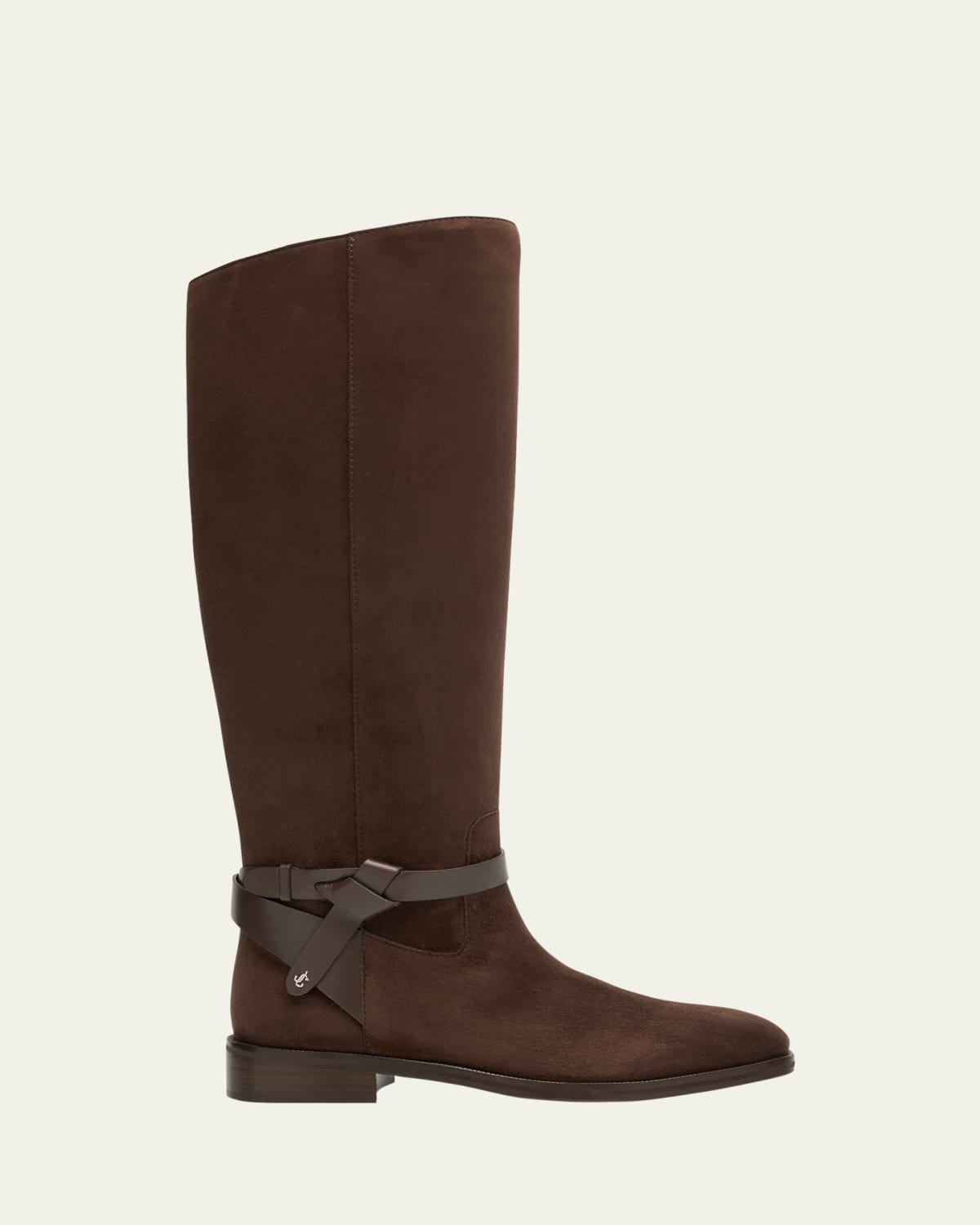 ロングブーツ The Row Awar suede over-the-knee boots THE ROW Awar Suede Shearling Over-The-Knee Boots | Neiman Marcus