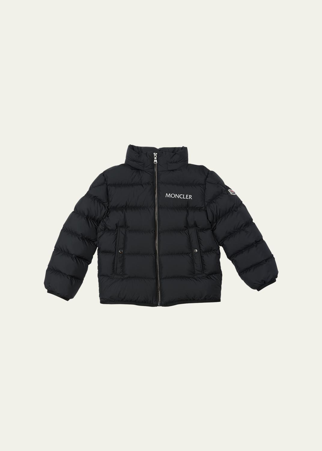 Moncler Boy's Faux Fur Hooded Puffer Jacket, Size 8-14 - Bergdorf