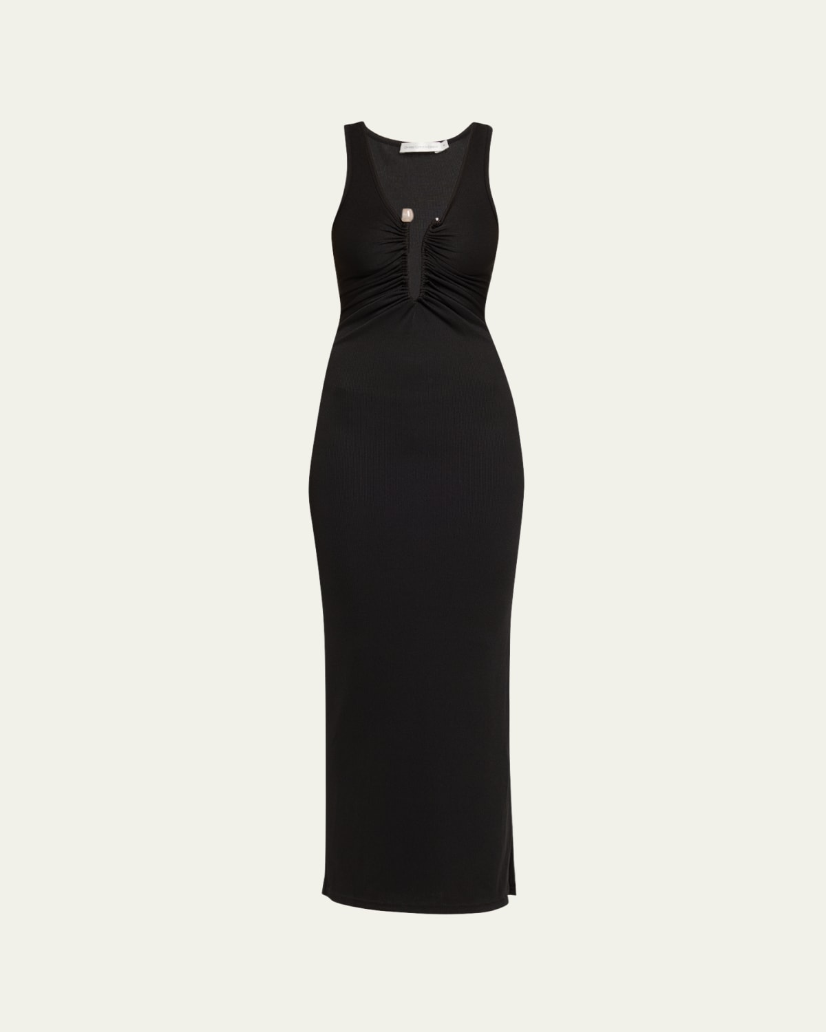 S-Ring Rib Maxi Tank Dress