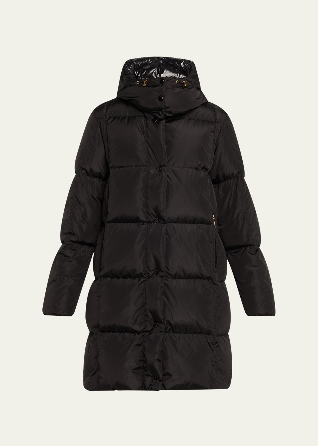 Moncler Maire Shiny Puffer Jacket with Removable Hood - Bergdorf