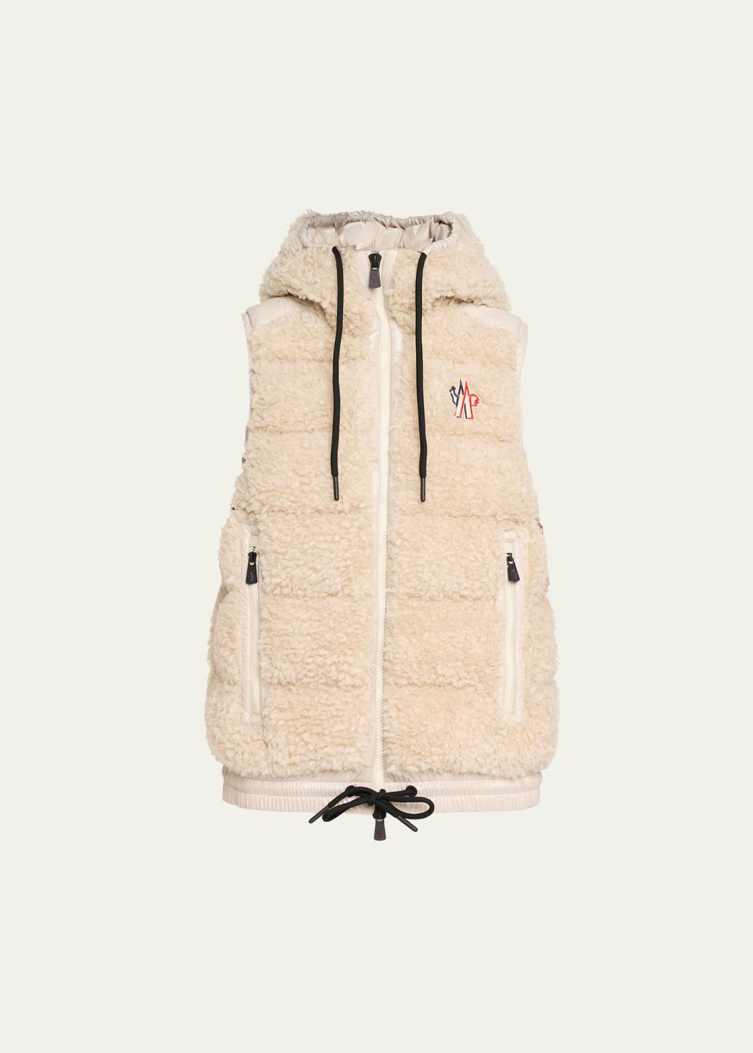 sacai Mixed-Media Denim Vest - Bergdorf Goodman