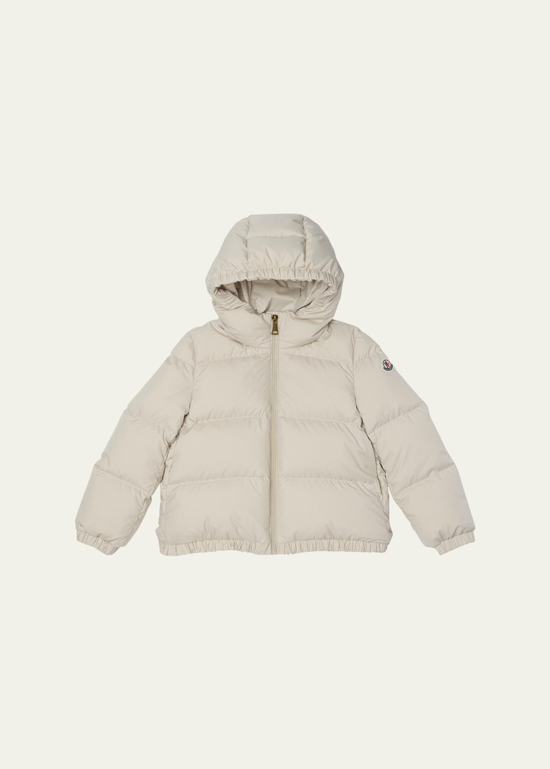 Burberry Kid's Clyde Check Tape Zip-Front Hoodie, Size 6M-2