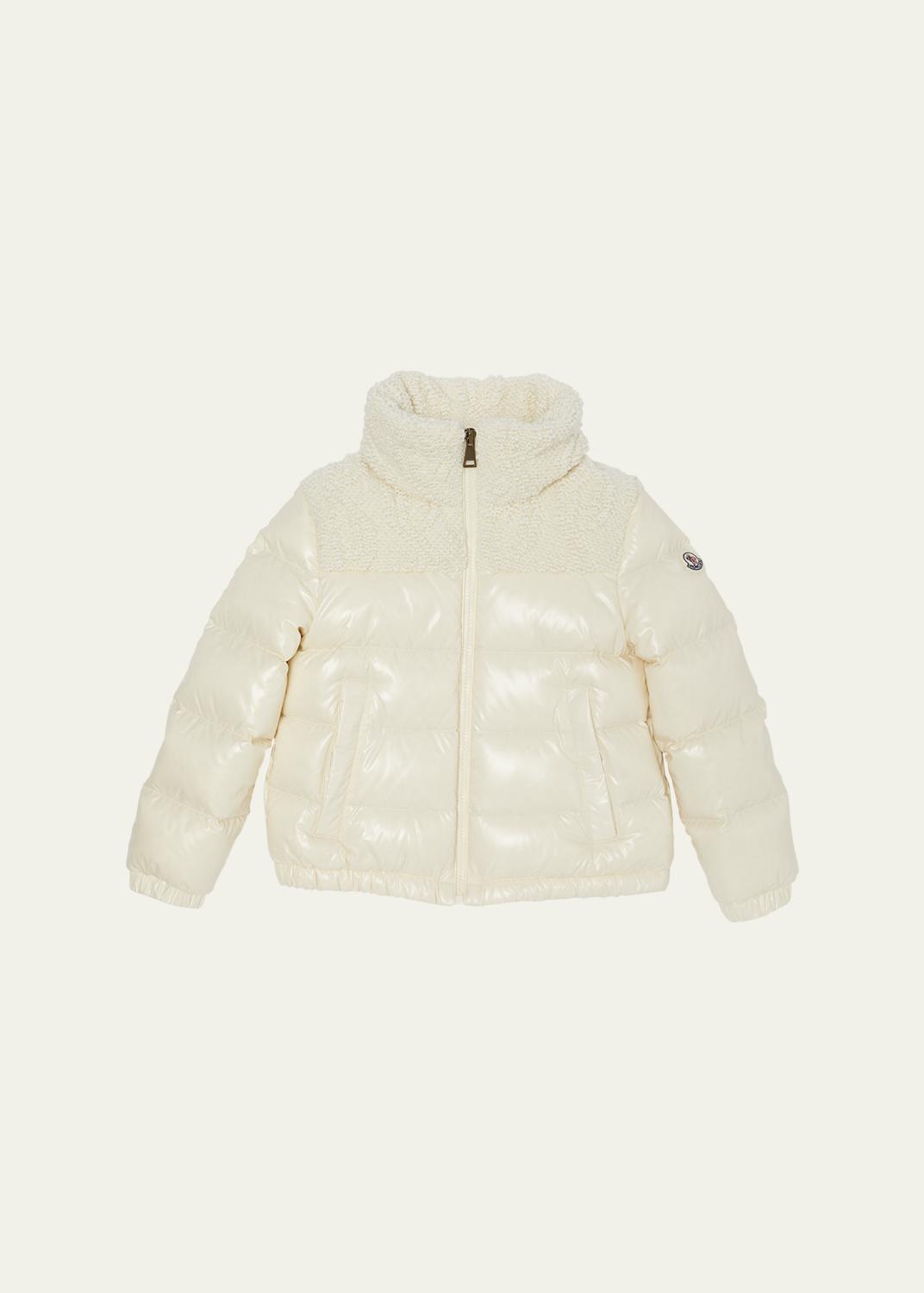 Burberry Girl's Cecilia Short Down Parka Jacket, Size 3-14