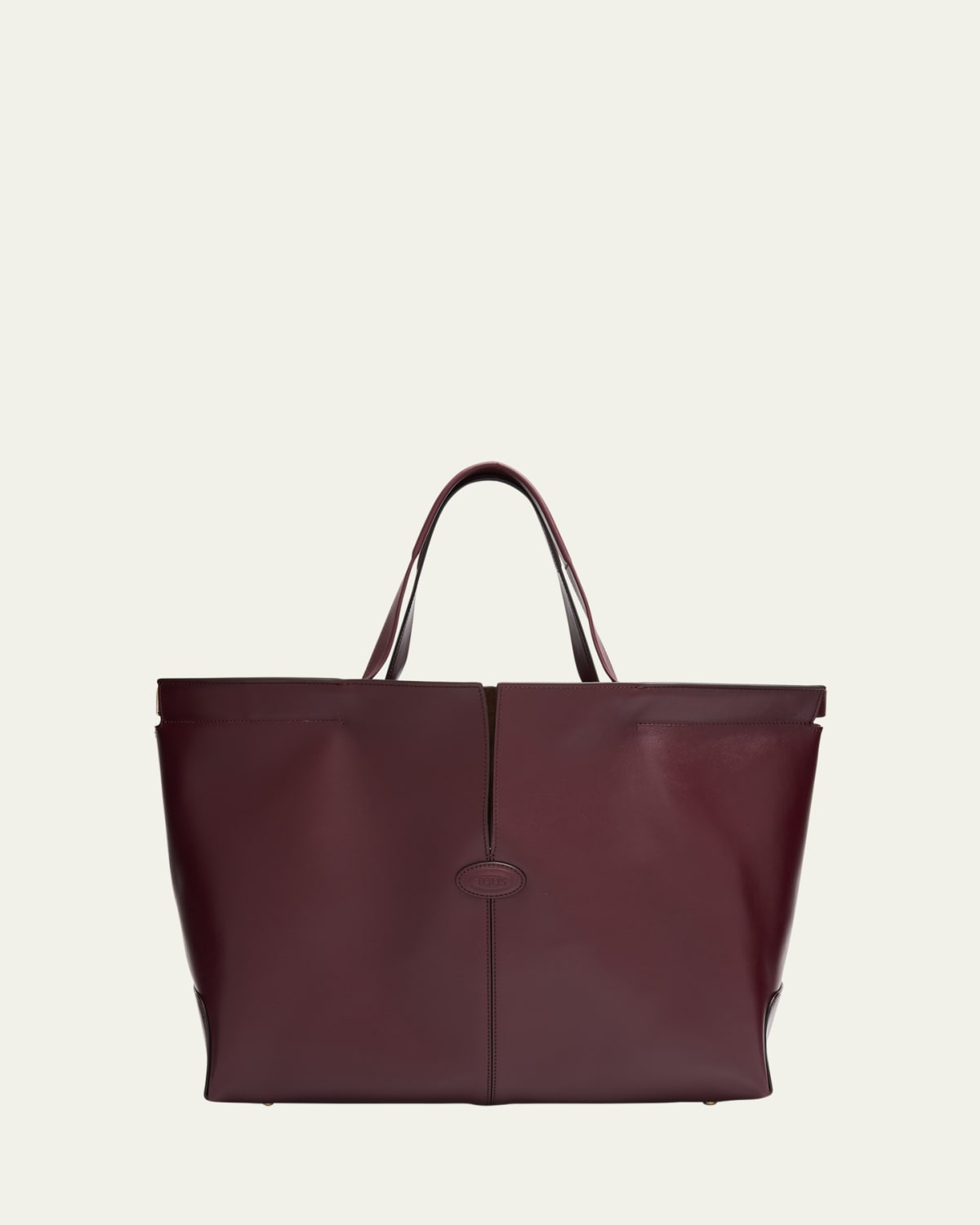 Tod's Medium Mixed Calfskin Timeless Tote Shopping Bag - Bergdorf
