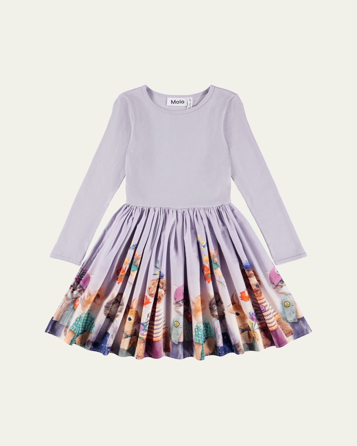 Girl's Eden Floral Embellished Mini Dress, Size 7-16