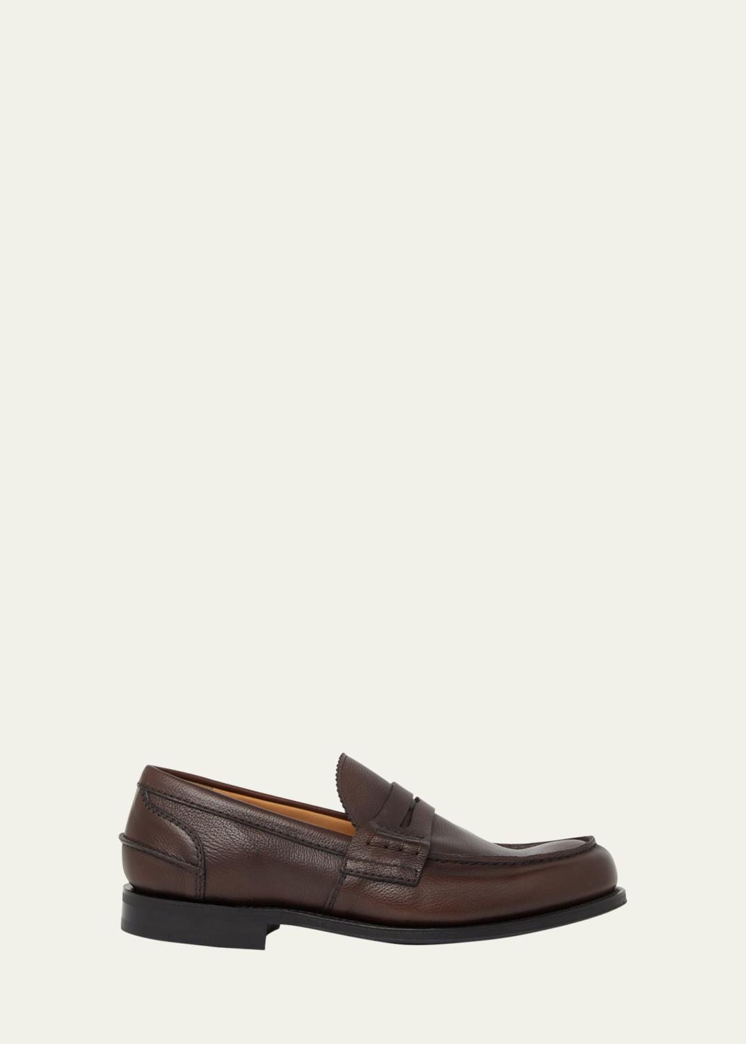 Church's Men's Pembrey 2.0 Rubber-Sole Leather Penny Loafers