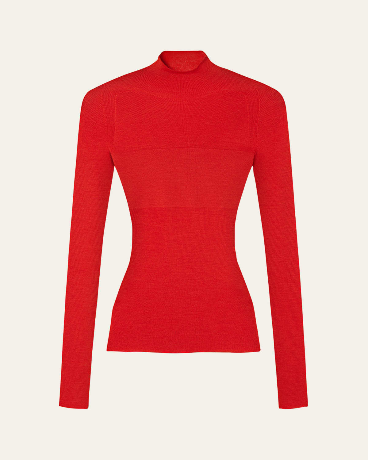 Jil Sander Turtleneck Sheer Long-Sleeve Top - Bergdorf Goodman