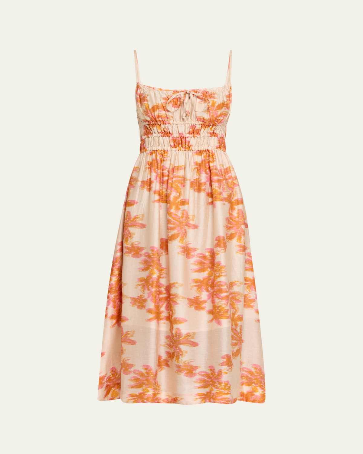 Camilla The Bosphorus Elastic Bodice Midi Dress - Bergdorf Goodman
