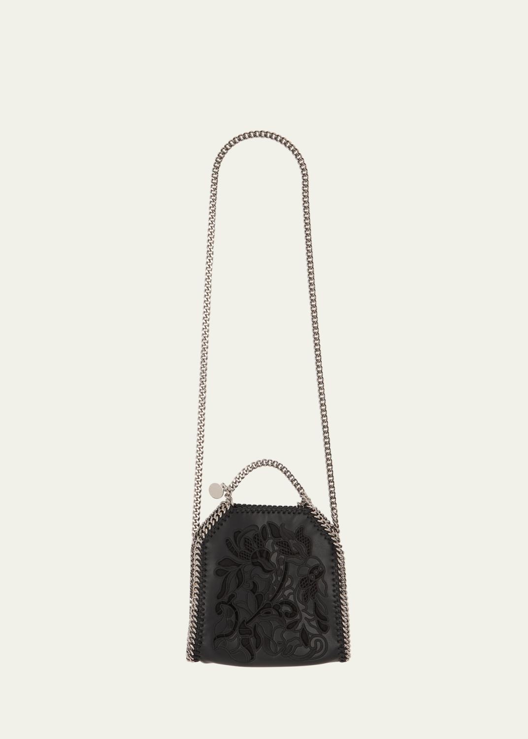 Dries Van Noten Arc Small Crystal Flap Leather Crossbody Bag