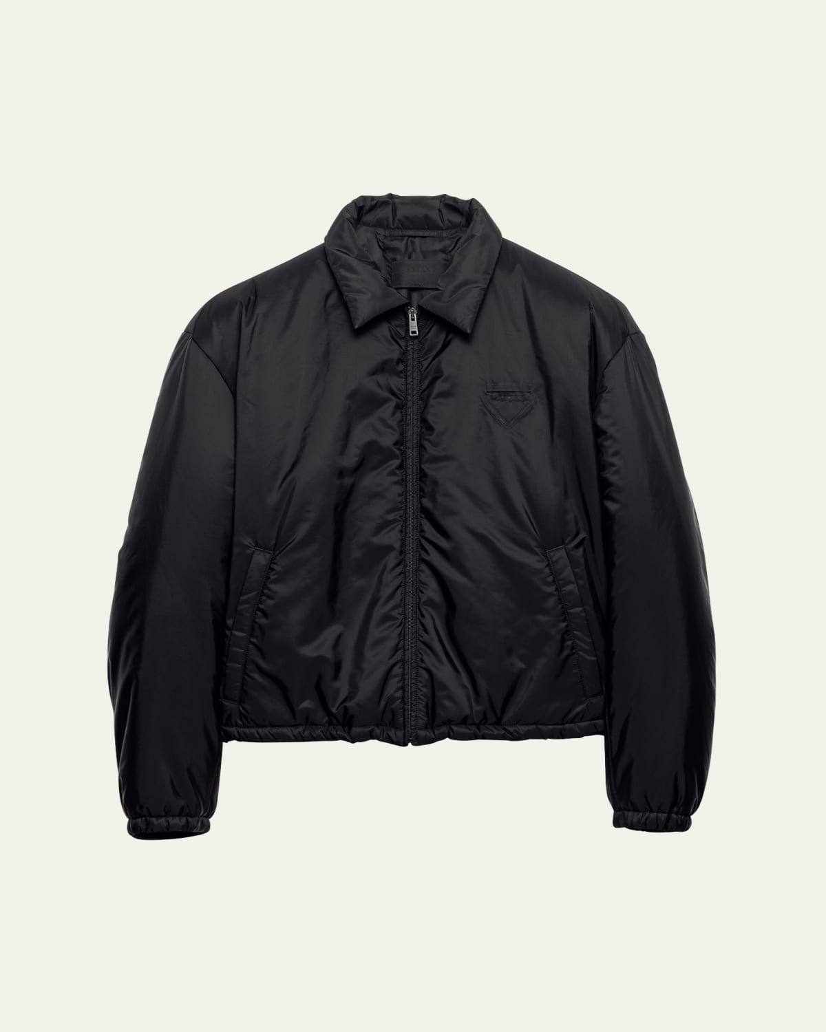 PRADA メンズ　ジャケット Prada Men's Poplin Chest Logo Full-Zip Shirt Jacket - Bergdorf Goodman
