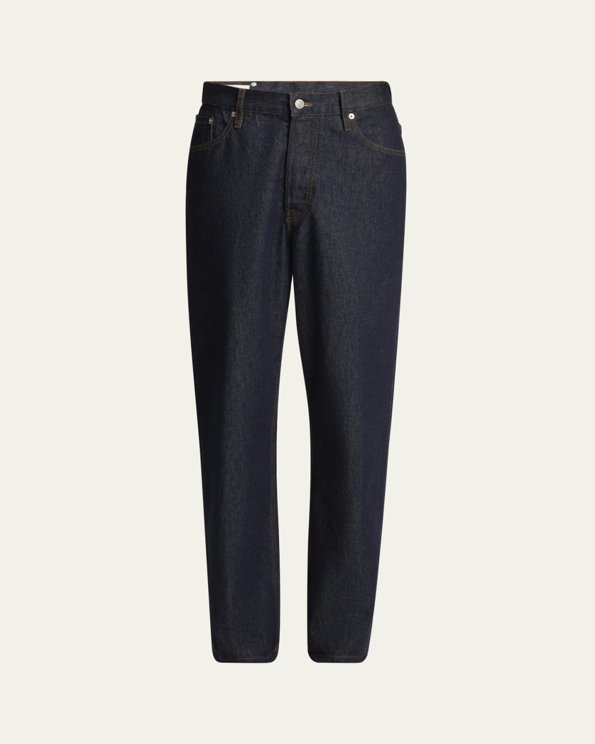 Brunello Cucinelli Men's Straight-Leg Grey Denim Jeans - Bergdorf