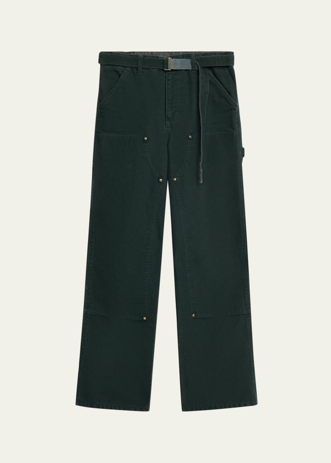 sacai Faux Leather Pants - Bergdorf Goodman