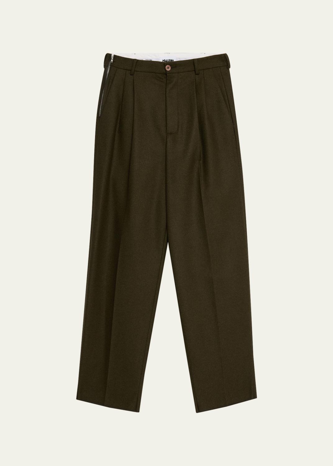 sacai Chalk Stripe Wool Pants - Bergdorf Goodman