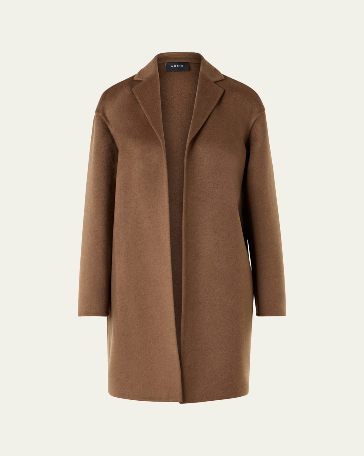 Eskandar Silk Wool Wide A-Line Chinese Collar Jacket - Bergdorf