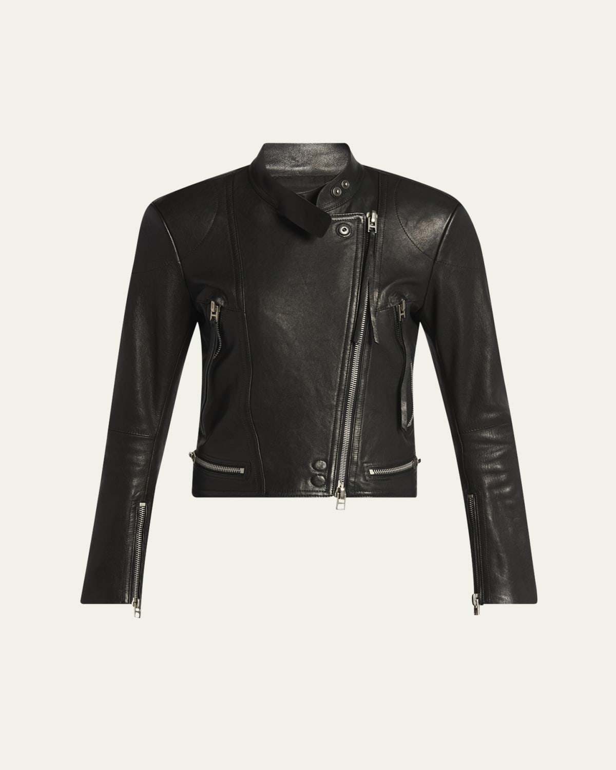 Proenza Schouler Nissi Semigloss Leather Coat - Bergdorf Goodman