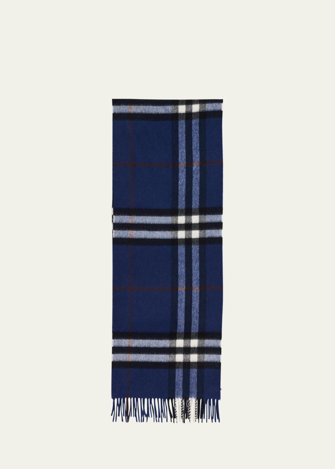 Burberry Men's Giant Check Cashmere Scarf - Bergdorf Goodman