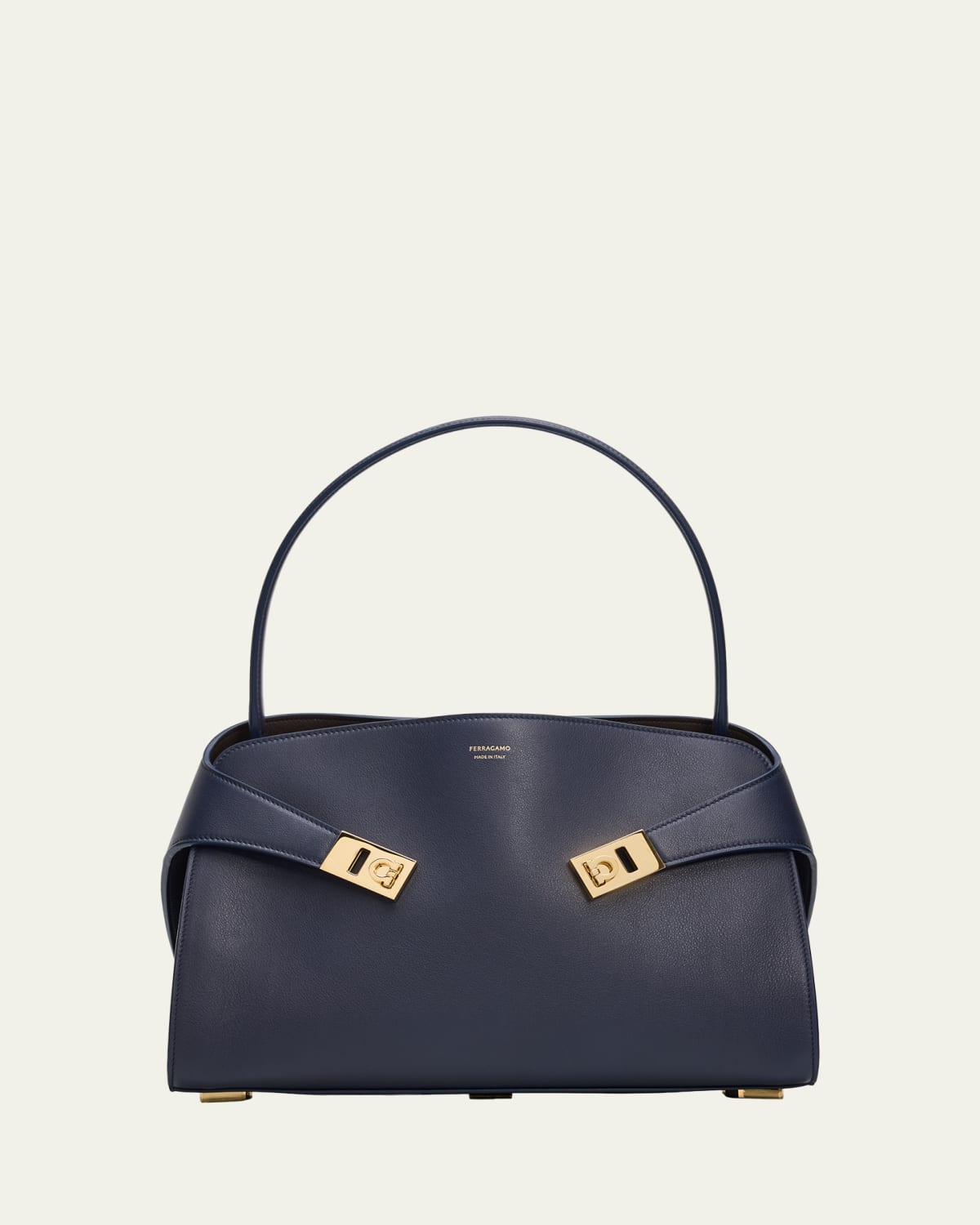 Ferragamo Small Gancio Piercing Shoulder Bag - Bergdorf Goodman