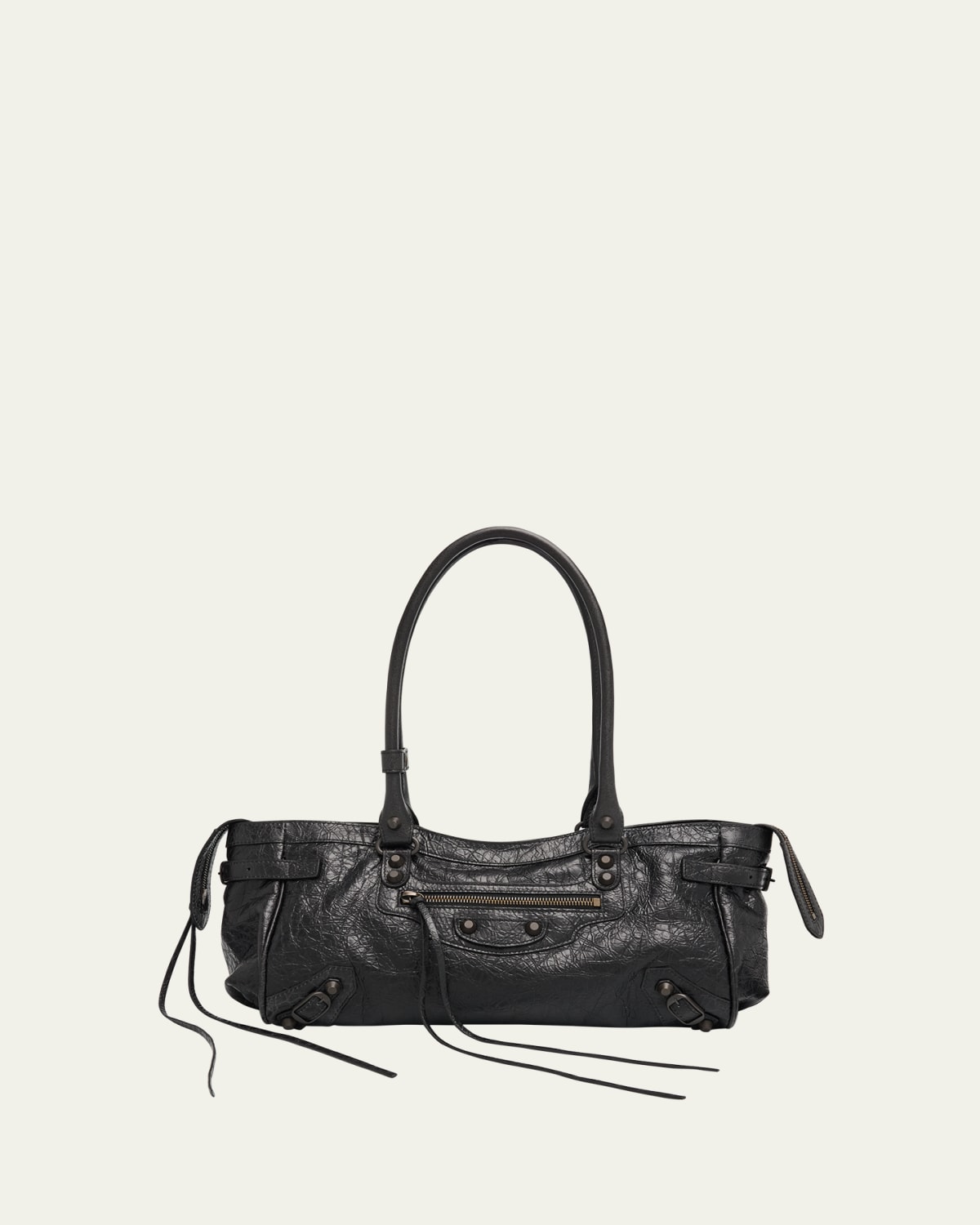 Balenciaga Bel Air Canvas Shoulder Bag - Bergdorf Goodman