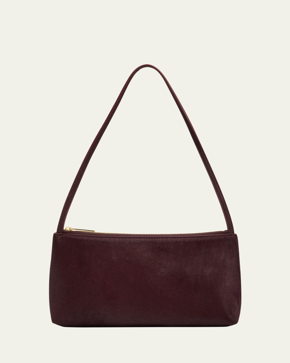Mansur Gavriel Gaia Zip Leather Shoulder Bag - Bergdorf Goodman