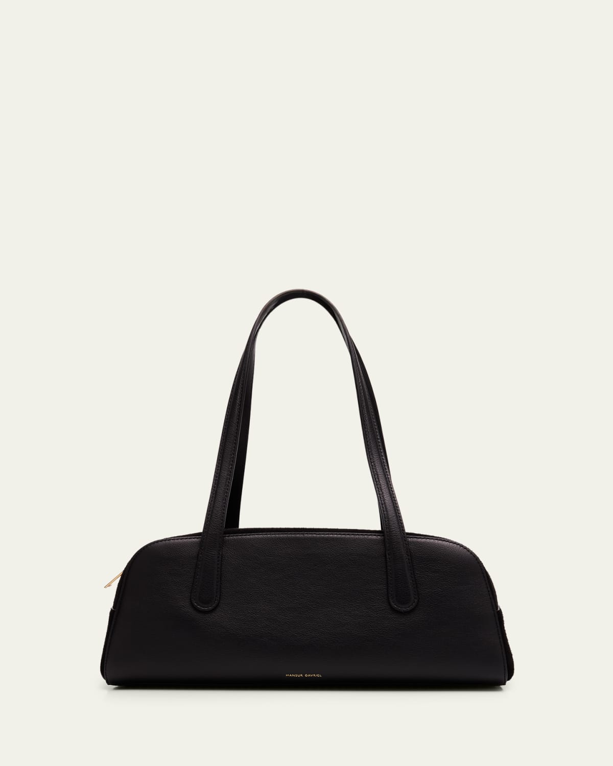 Mansur Gavriel Gaia Zip Leather Shoulder Bag - Bergdorf Goodman