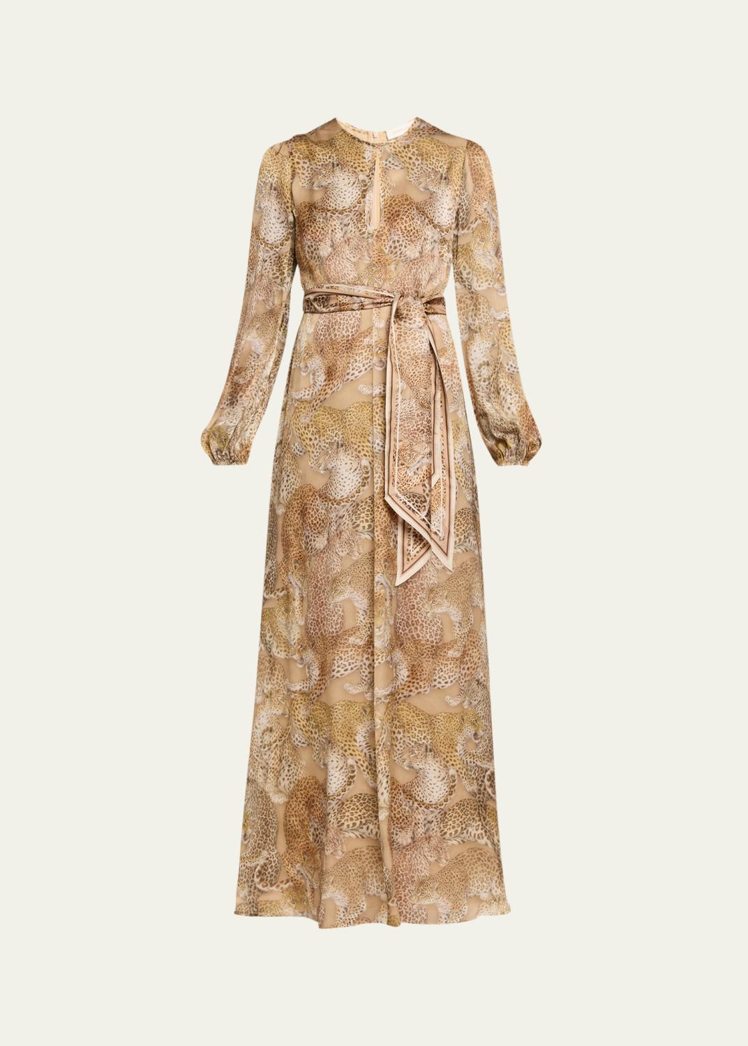 Etro Paisley-Print Sleeveless Belted Maxi A-Line Dress - Bergdorf 
