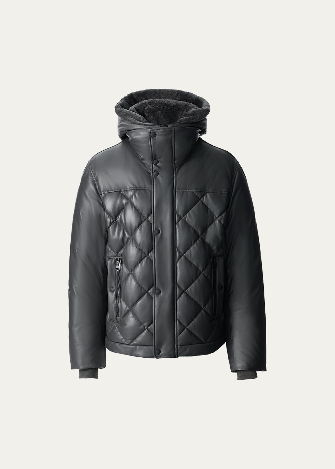 Mackage Men's Atlas Shearling Aviator-Style Jacket - Bergdorf Goodman