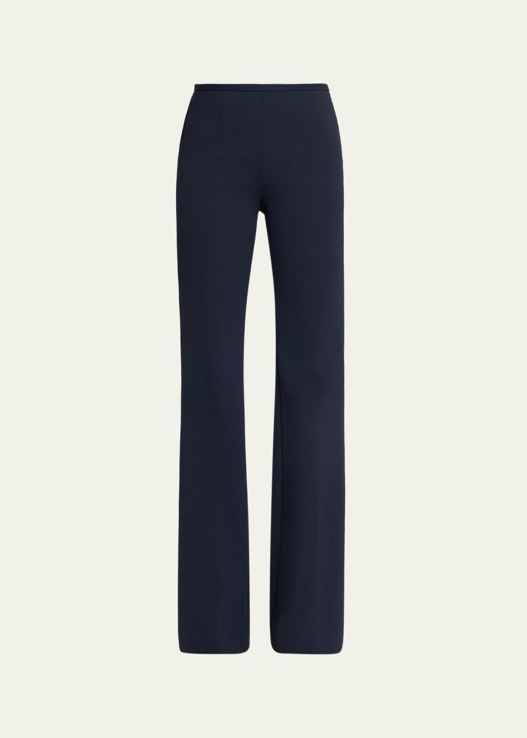 Michael Kors Collection Haylee Flare-Leg Stretch Wool Trousers