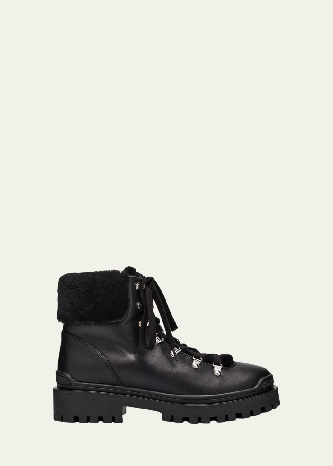 Rick Owens x Dr. Martens 1460 Quad Sole Mega Lace Leather Ankle