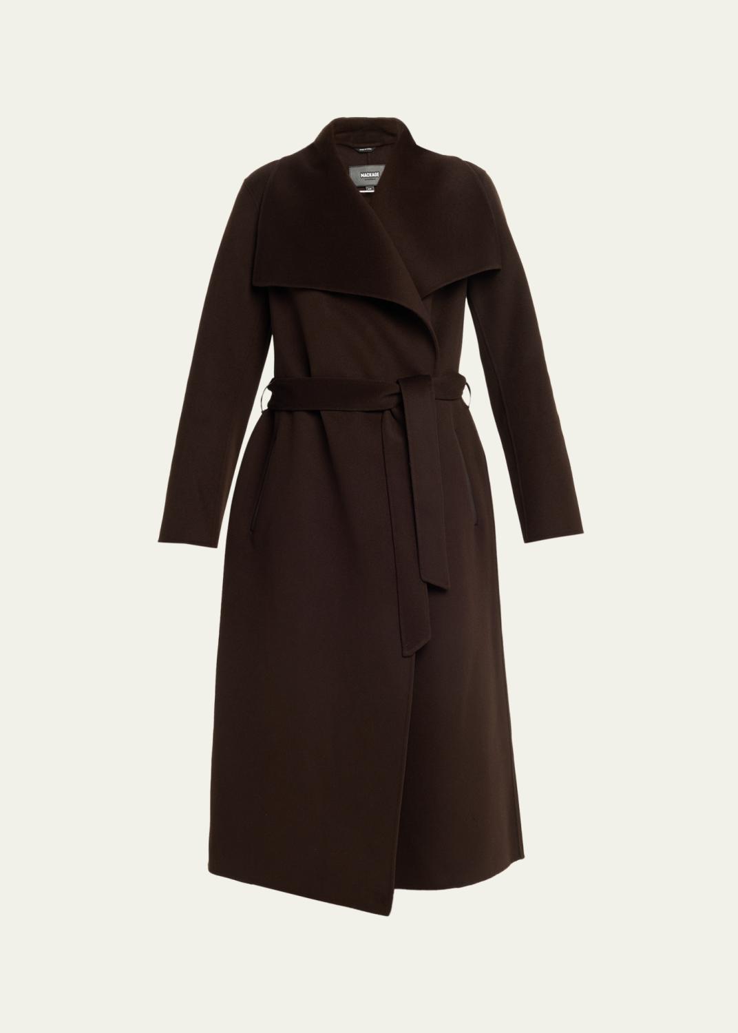 Mackage Gael-NV Croc-Embossed Leather Trench Coat - Bergdorf Goodman