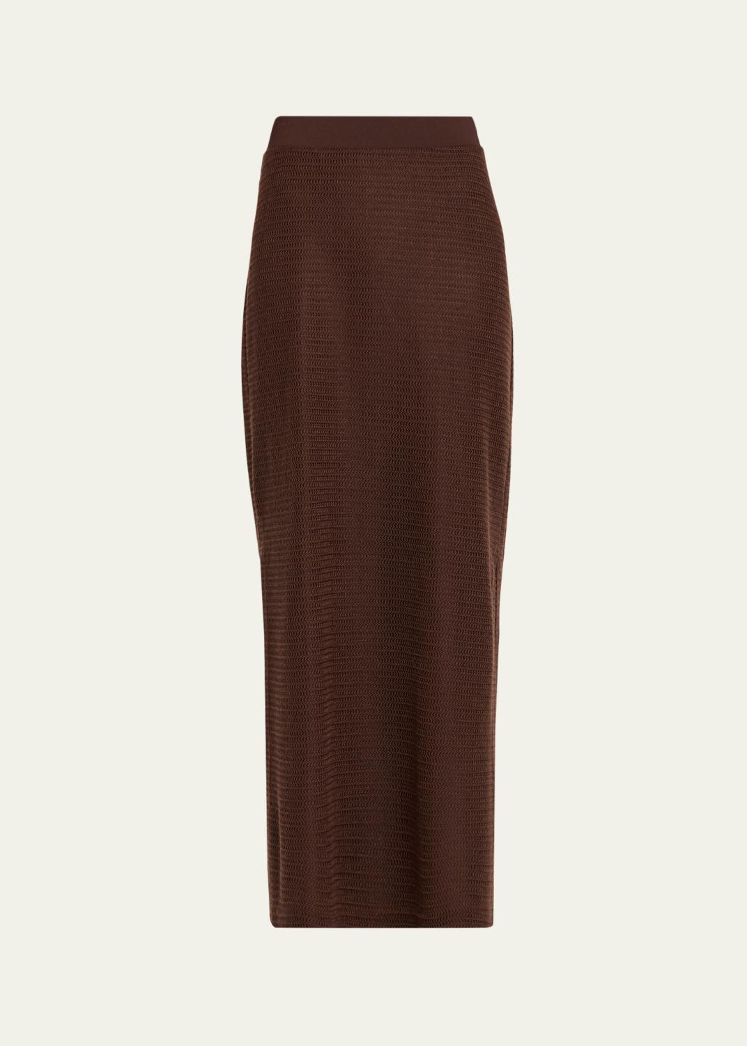 SIMKHAI Flynn Technical A-Line Midi Skirt - Bergdorf Goodman