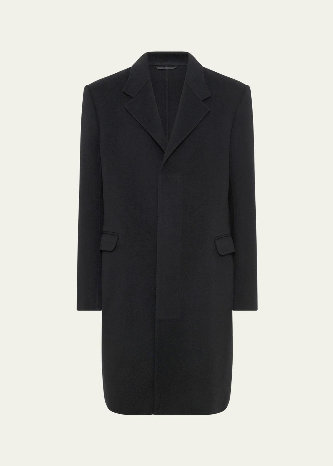 Givenchy Men's Donegal Herringbone Coat - Bergdorf Goodman
