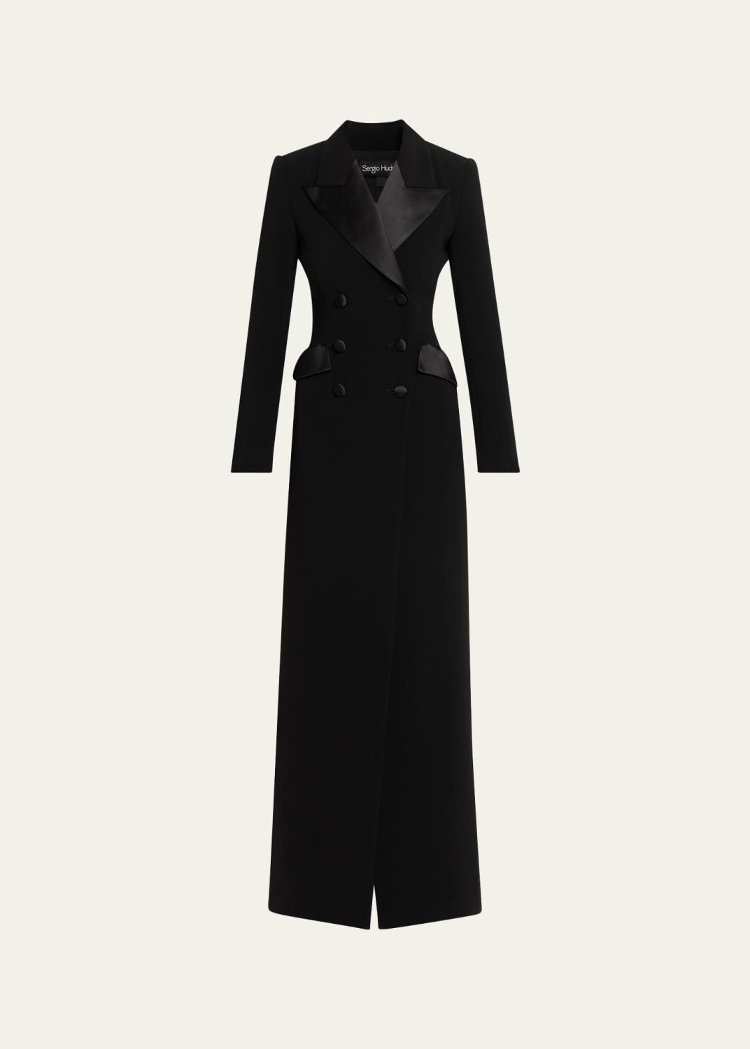 Victoria Beckham Knotted One-Shoulder Satin Gown - Bergdorf Goodman