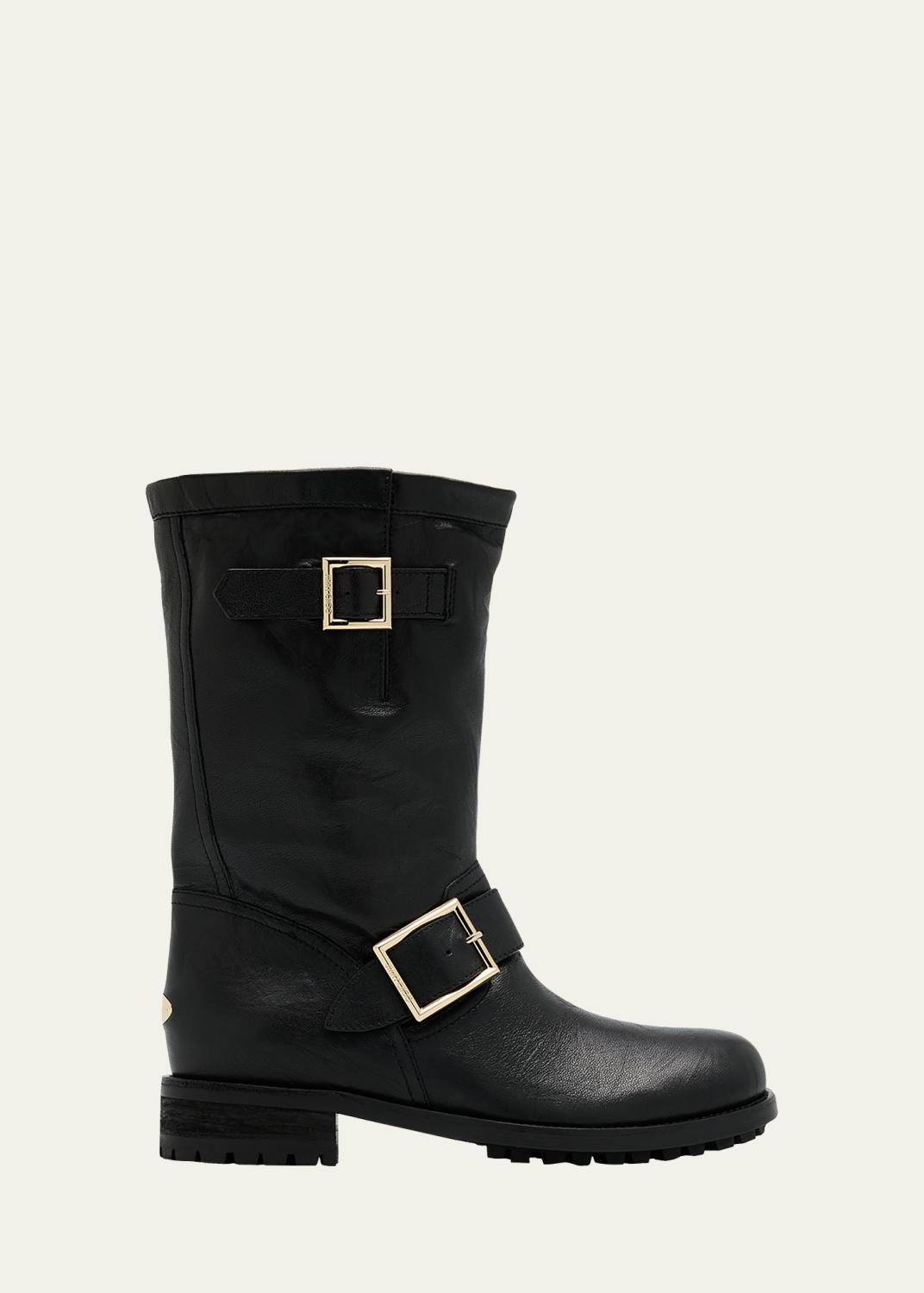 Jimmy Choo Biker TPU Mid-Calf Rain Boots - Bergdorf Goodman