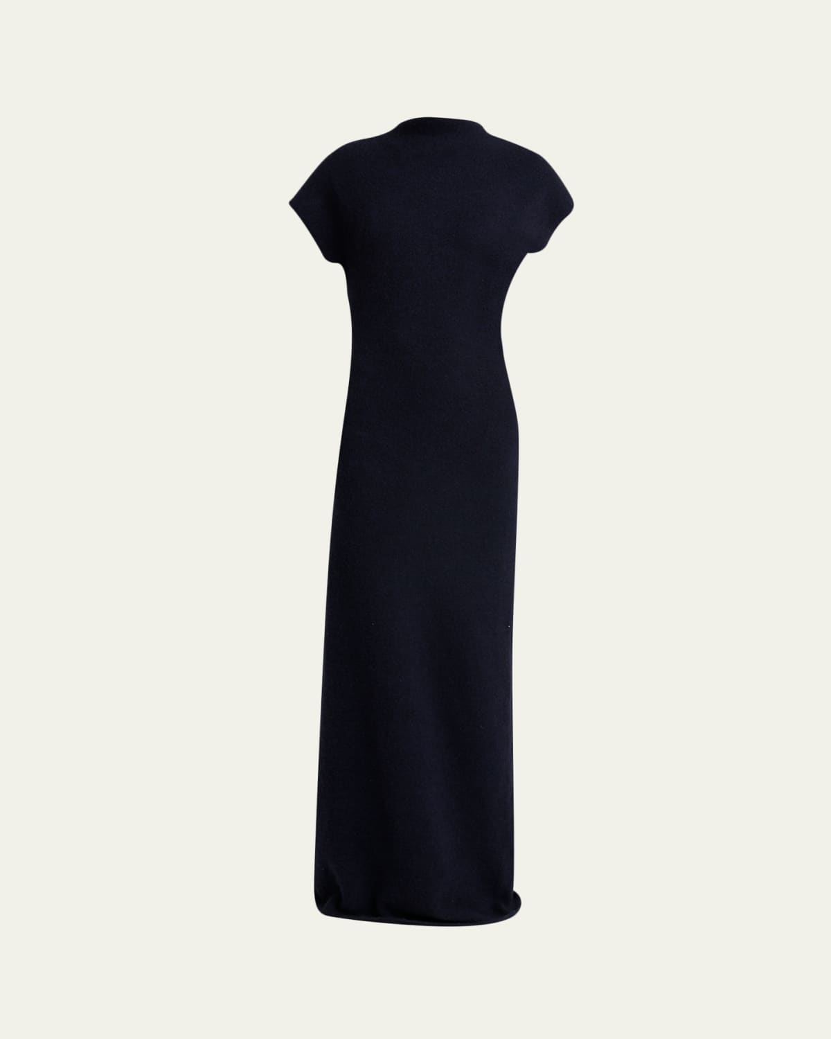 Victoria Beckham Asymmetric Twisted Silk Slit Maxi Dress