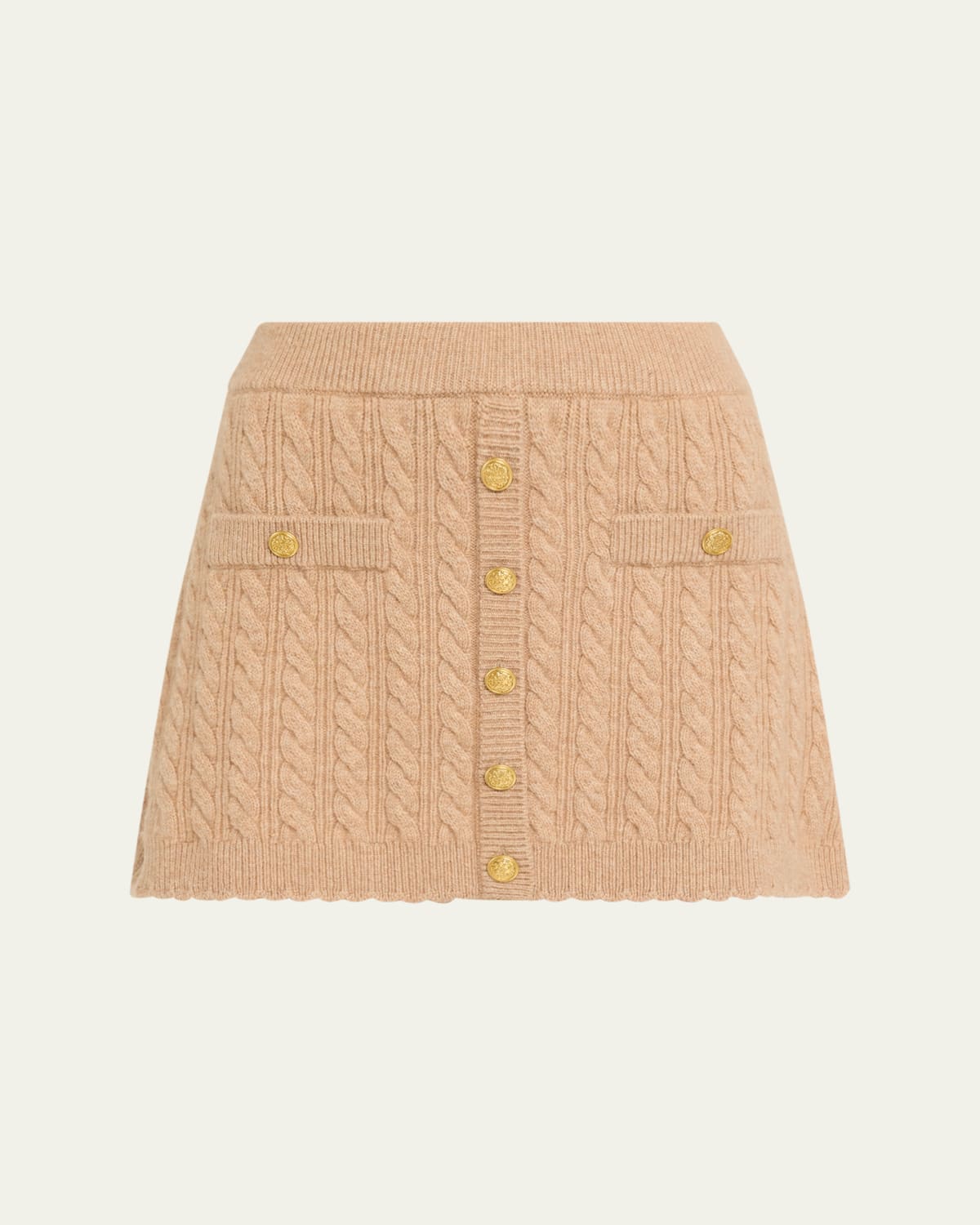 Cara Cara Lindy Jacquard Knit Wool-Blend Mini Skirt - Bergdorf Goodman