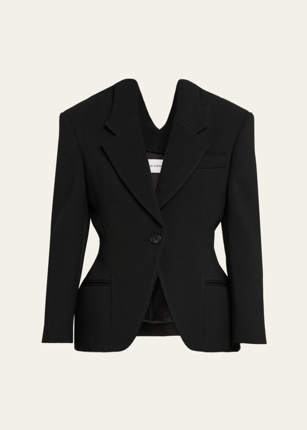 Stella McCartney Striped Tailored Peplum Jacket - Bergdorf Goodman