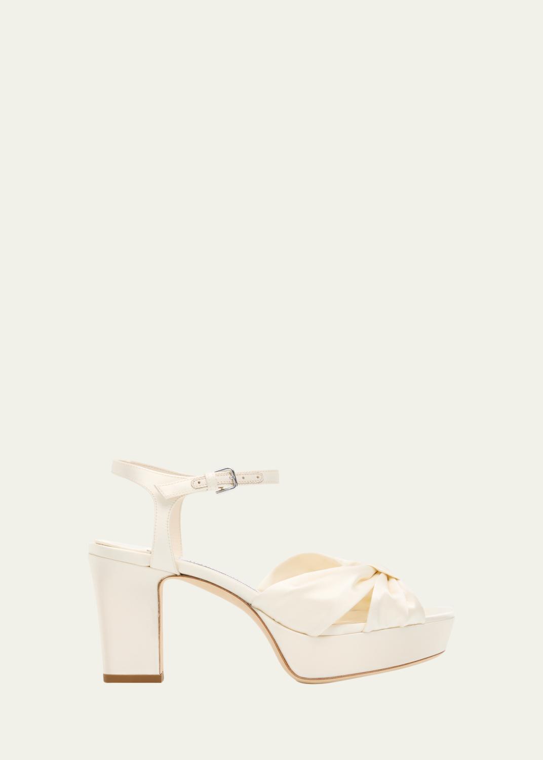 Jimmy Choo Chara 70 Crochet Sandals - Bergdorf Goodman