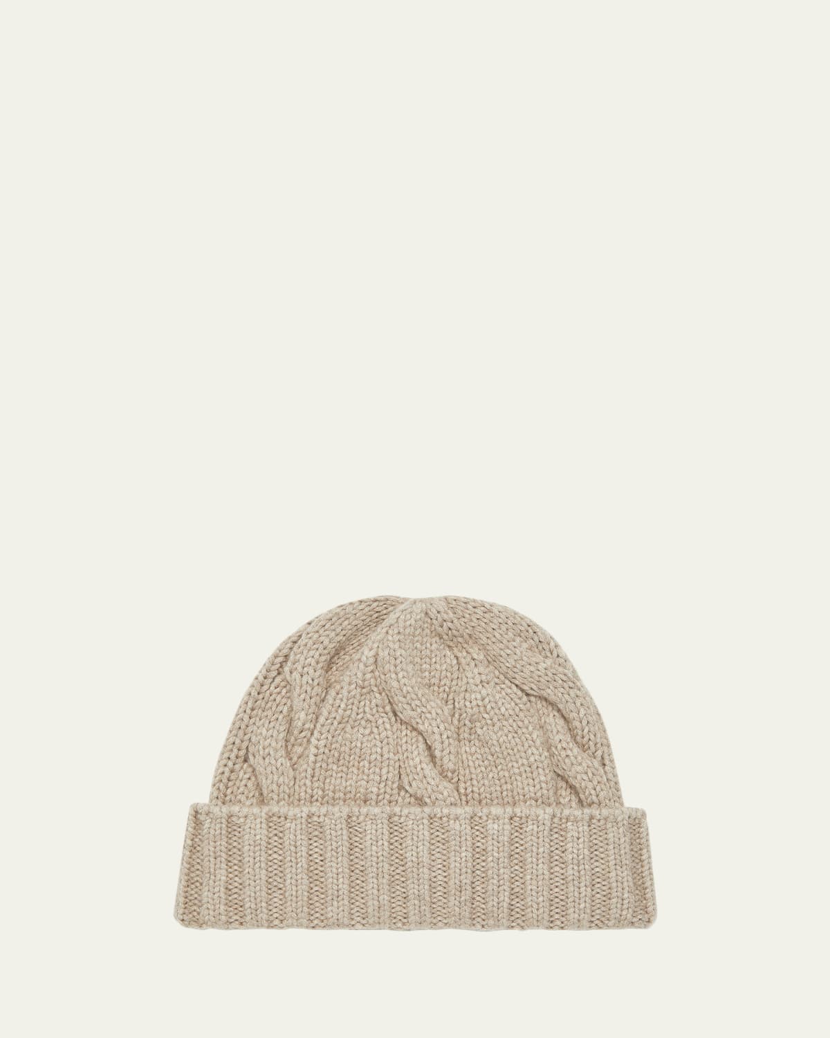 Loro Piana Cashmere Cable Knit Beanie - Bergdorf Goodman