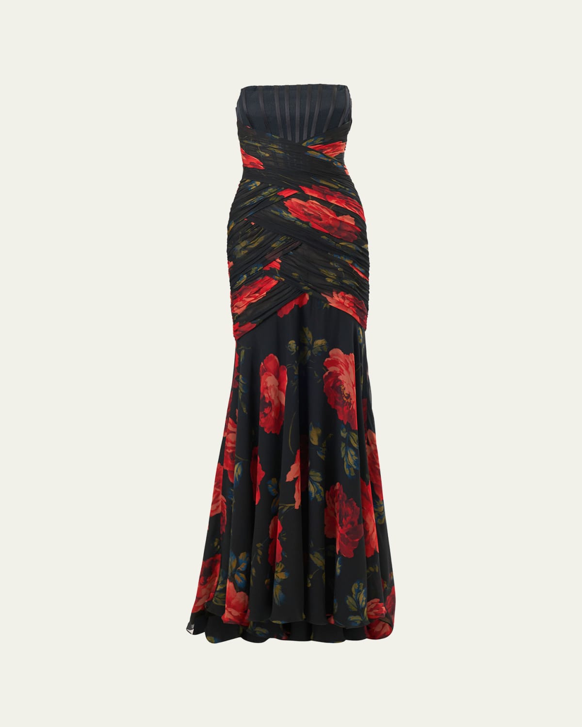 charena formal embroidered floral tulle dress Baltic Born Womens Arabella Embroidered Tulle Maxi Dress | Dusty Blue Floral