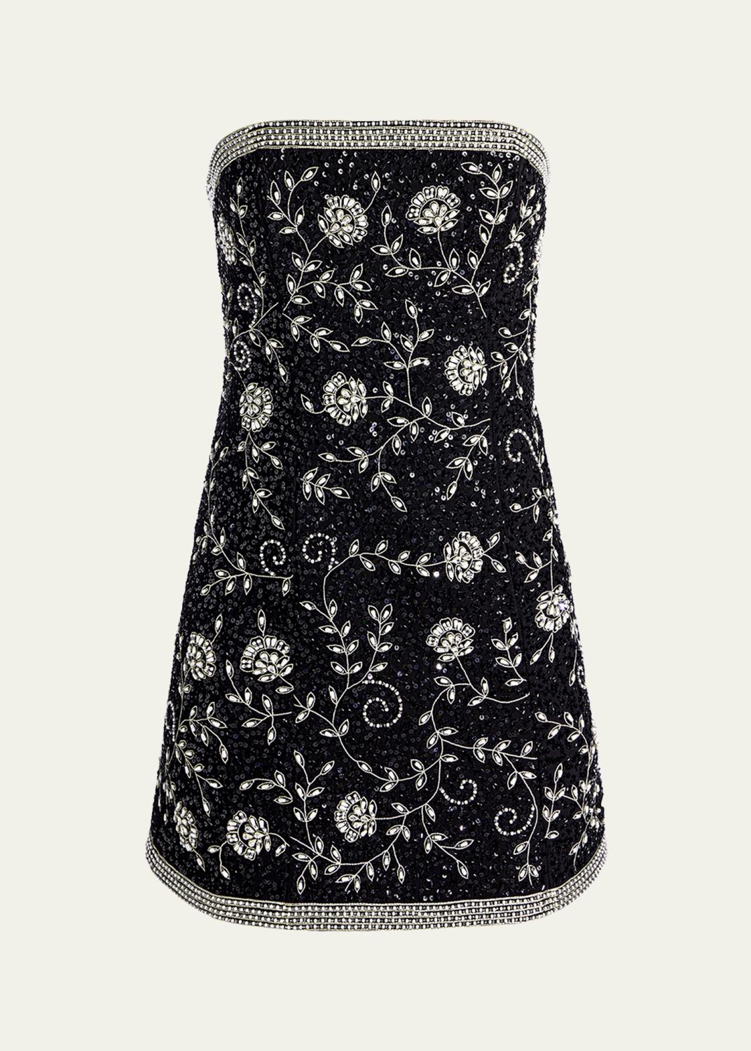 ALICE + OLIVIA Marcella Vegan Leather Mini Dress - Bergdorf Goodman