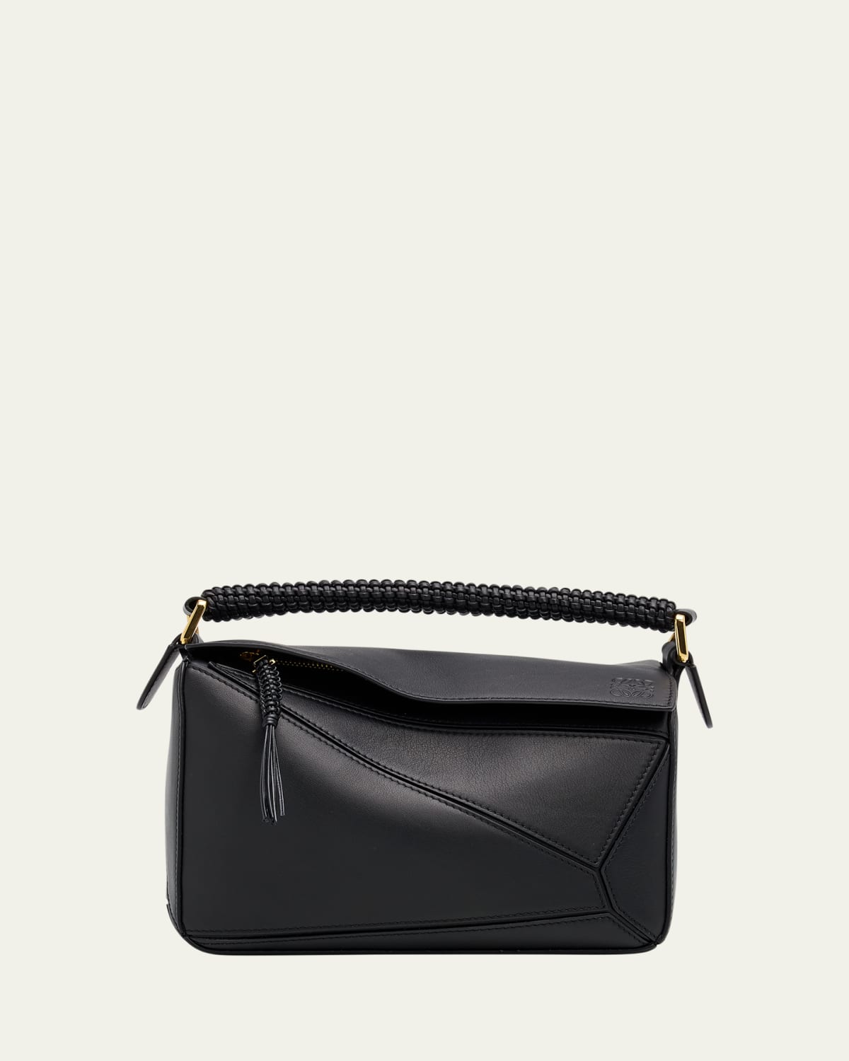Loewe Amazona 23 Top-Handle Bag in Tartan Suede - Bergdorf Goodman